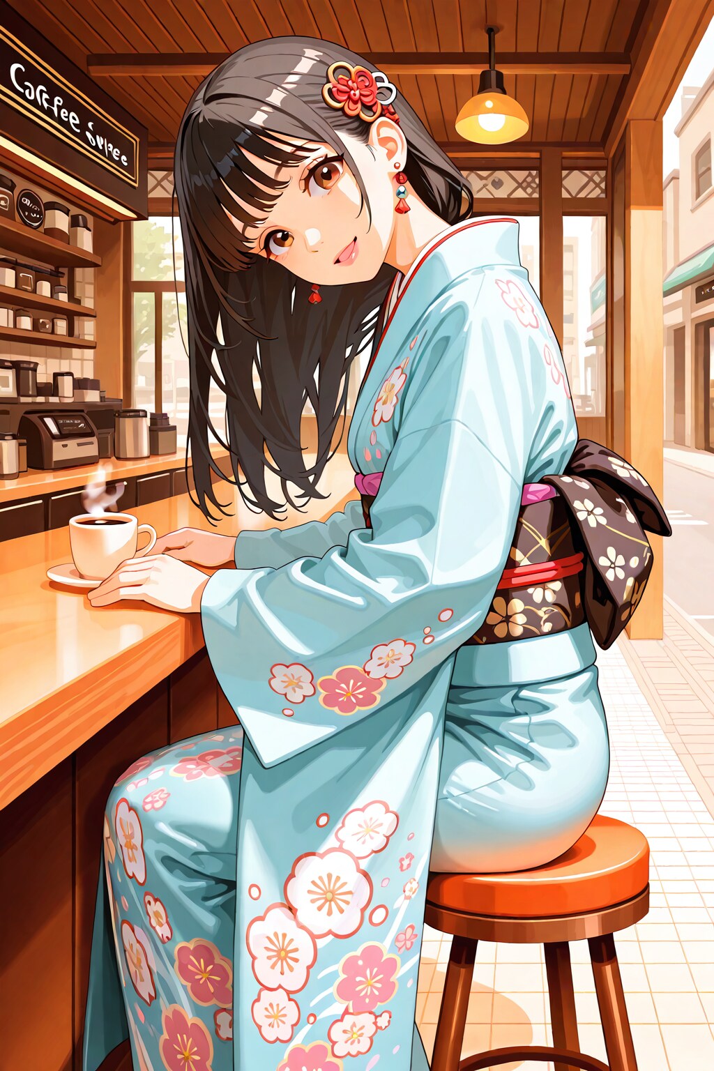 振袖娘７４ | の人気AIイラスト・グラビア