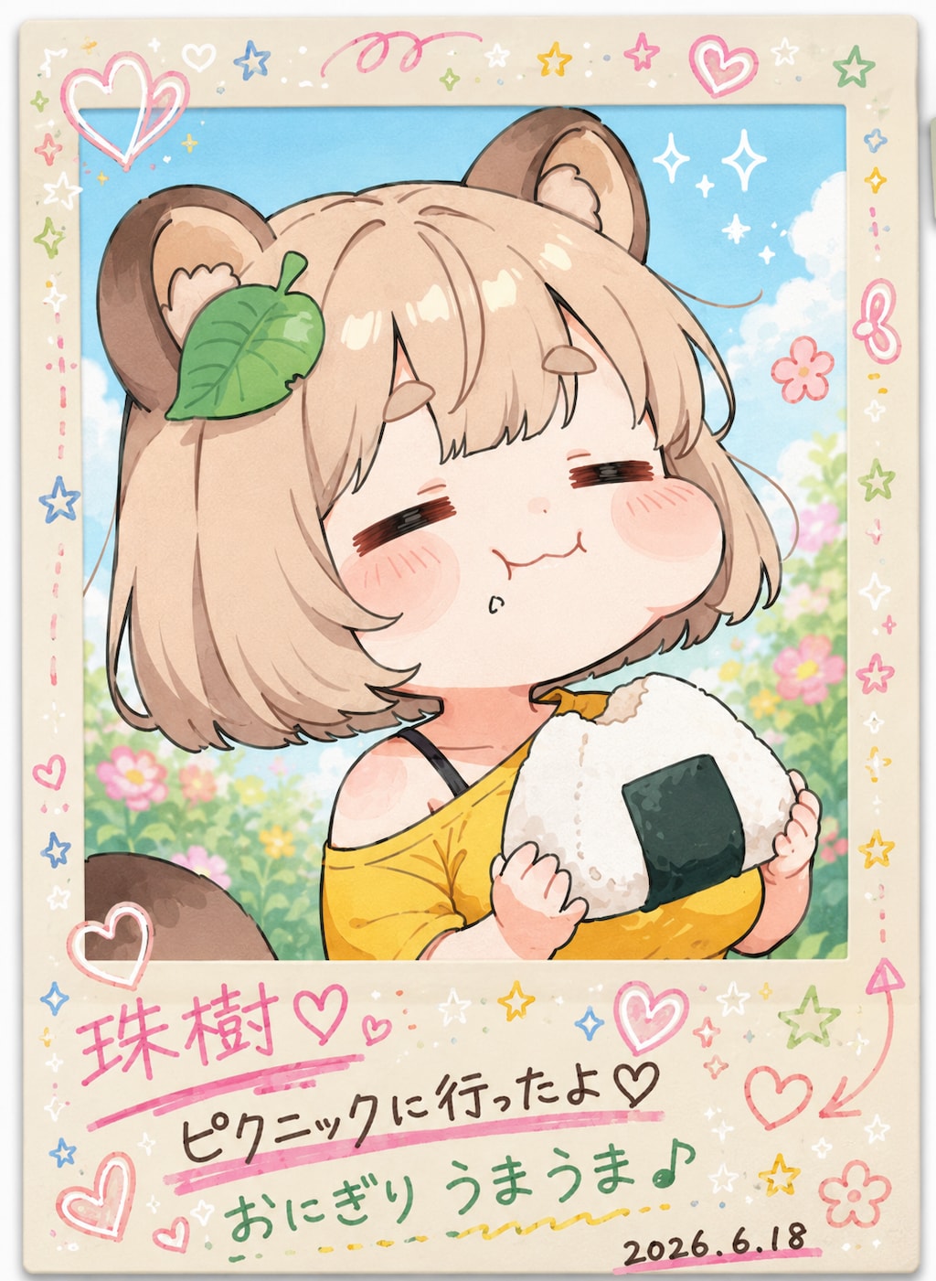 記念のデコフォト