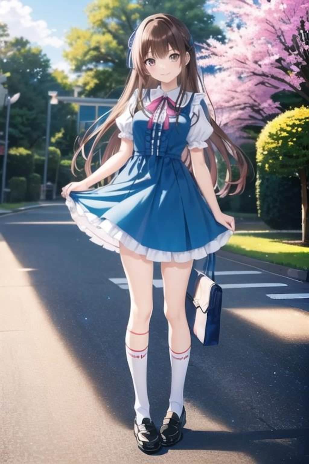 橘ありす　プロデューサーさん皆で御花見しましょう。