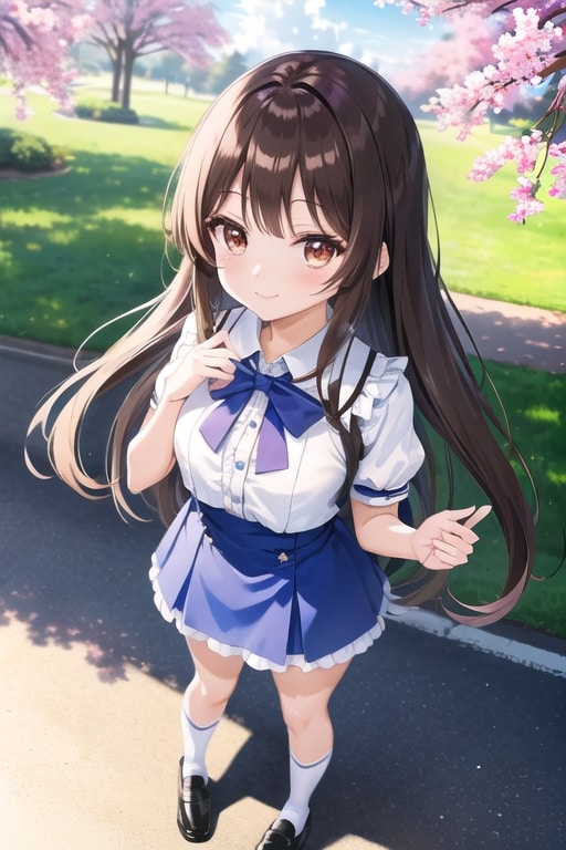 橘ありす　プロデューサーさん皆で御花見しましょう。 | の人気AIイラスト・グラビア