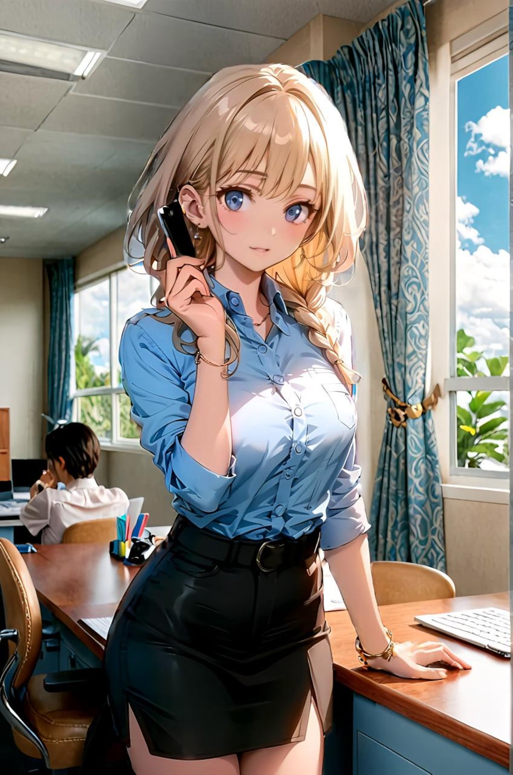 今日のトパーズちゃん　トパーズ丼（3D味付け）