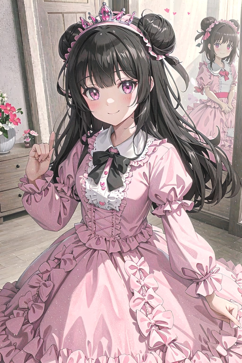 姫のフリフリピンクコーデなのです