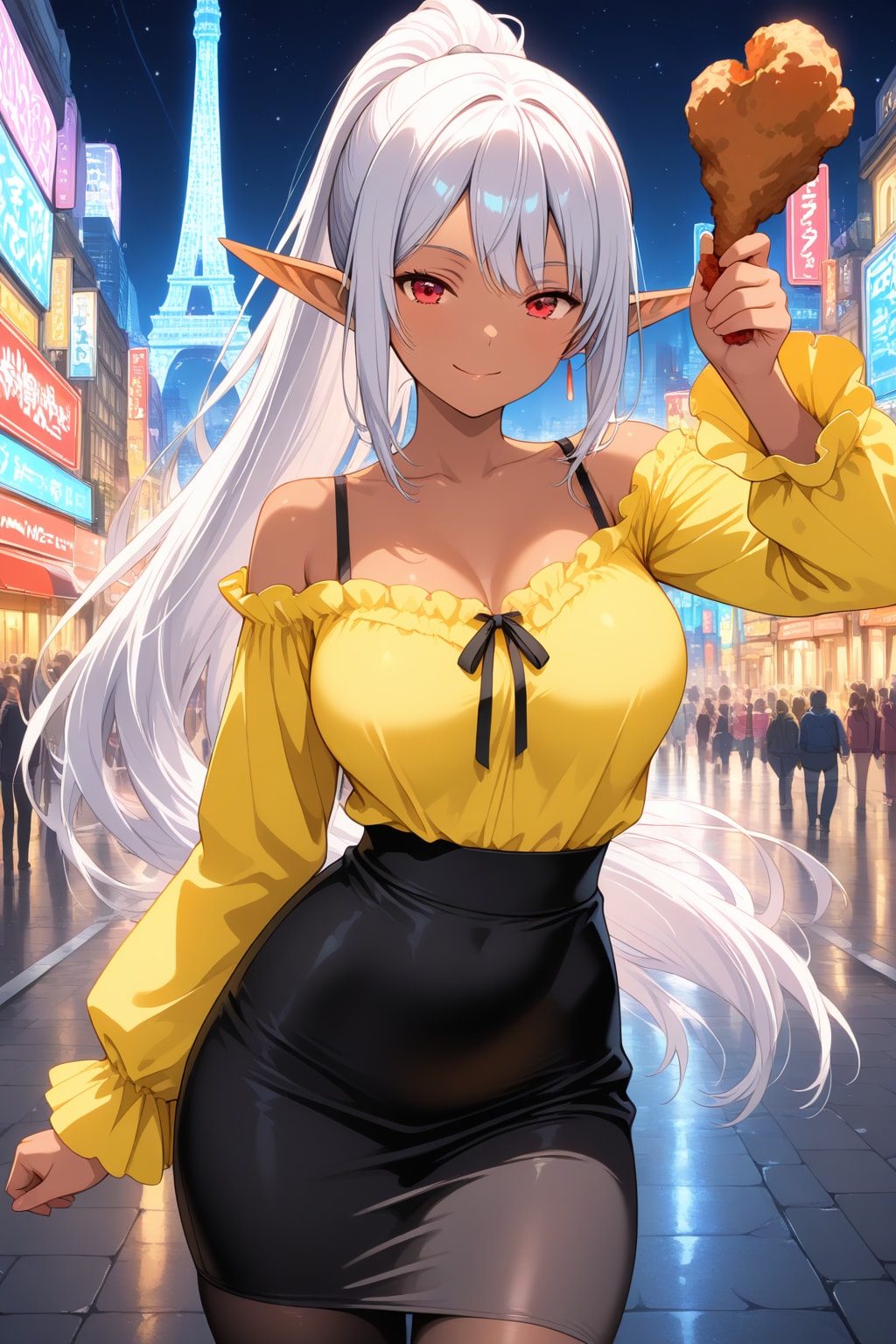 よその子の褐色エルフさん