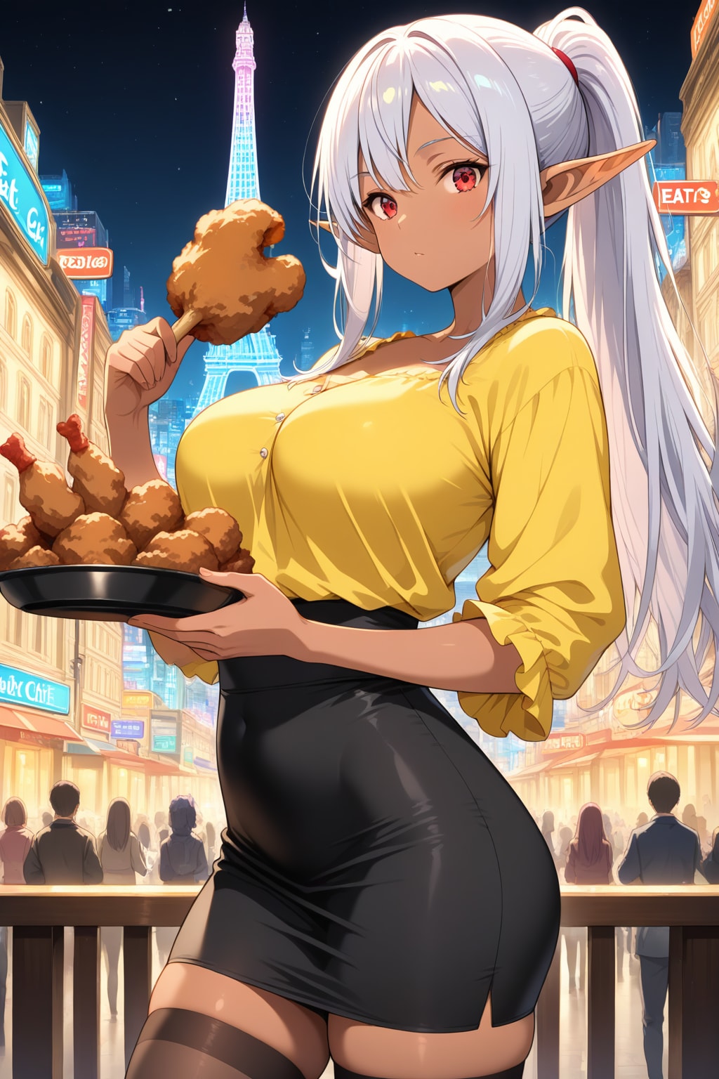 よその子の褐色エルフさん