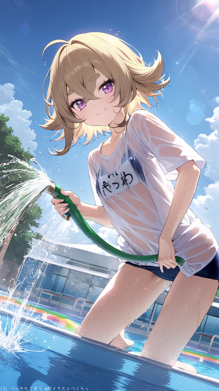 夏はやっぱり水遊び