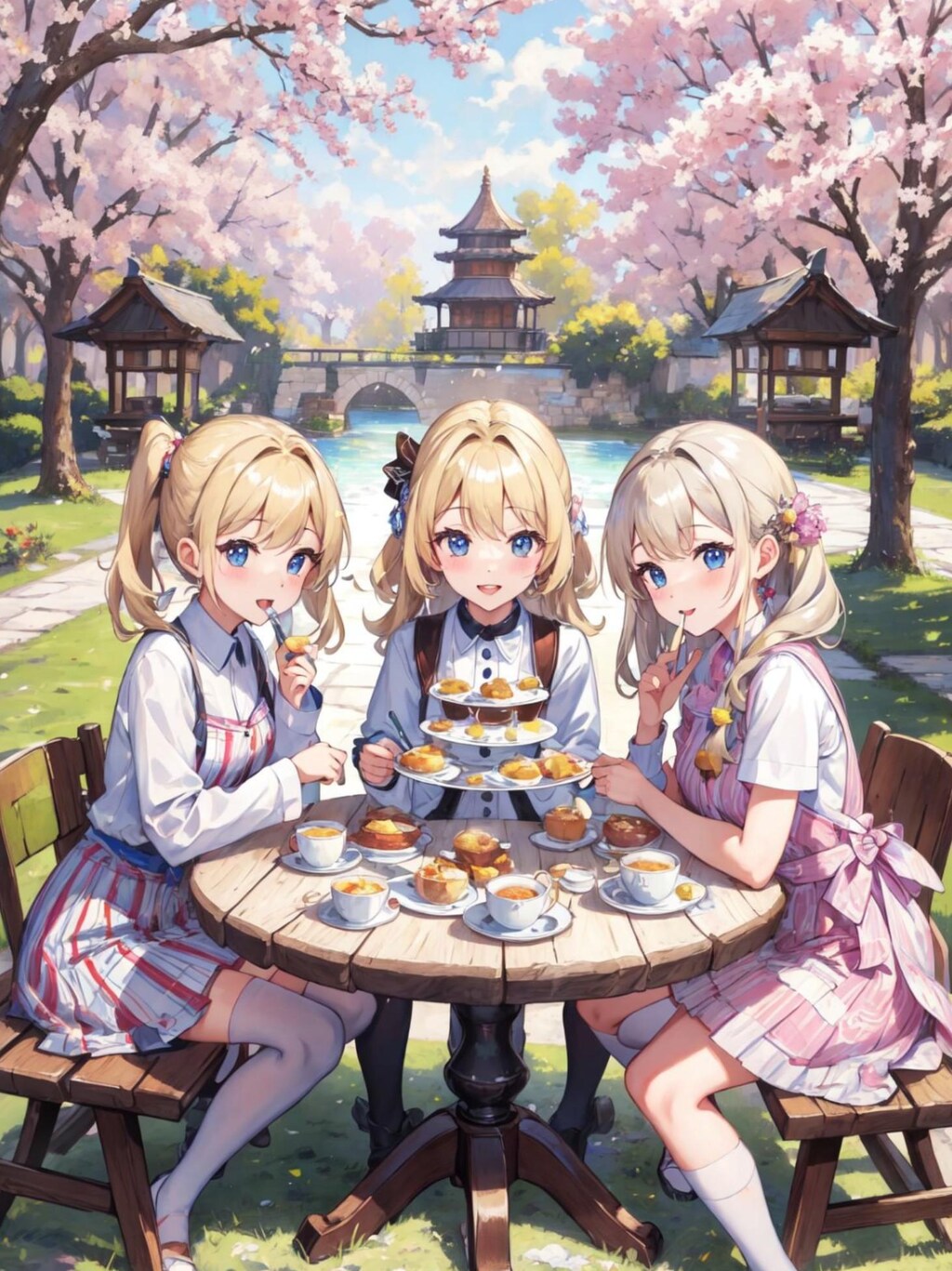 桜と三つ子ちゃん