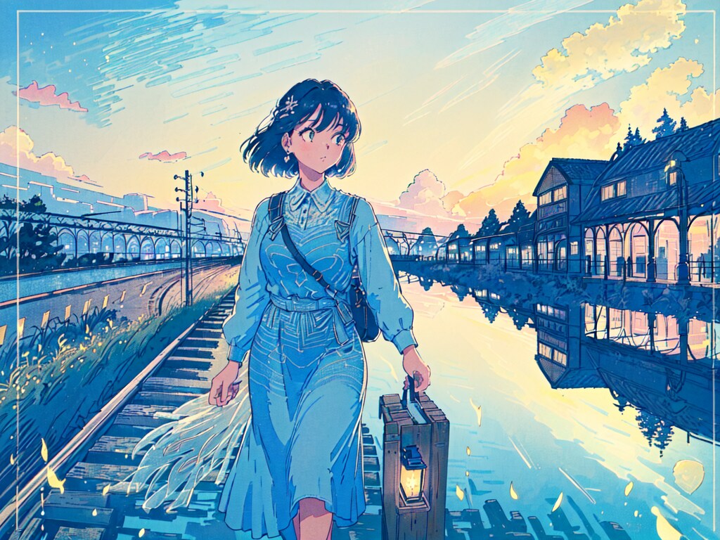 田舎の駅（6枚）