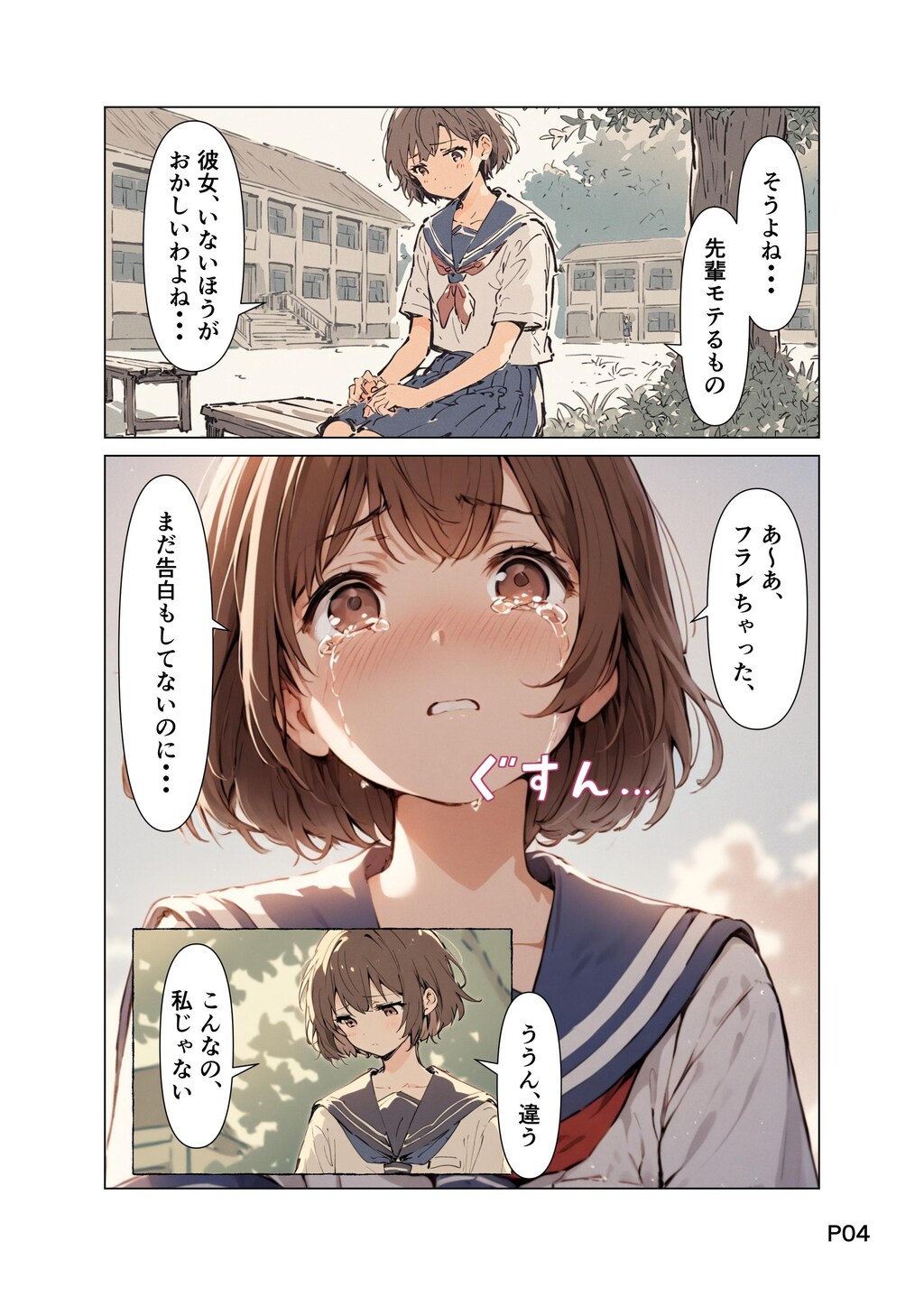 AI漫画『ふうか、只今初恋中！』
