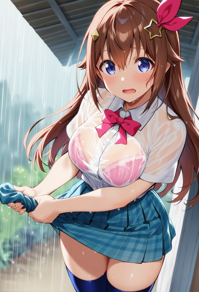 急に降ってきた・・・（ときのそら）