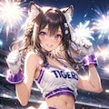 韓国🇰🇷タイガース🐯チアガール。 2枚目