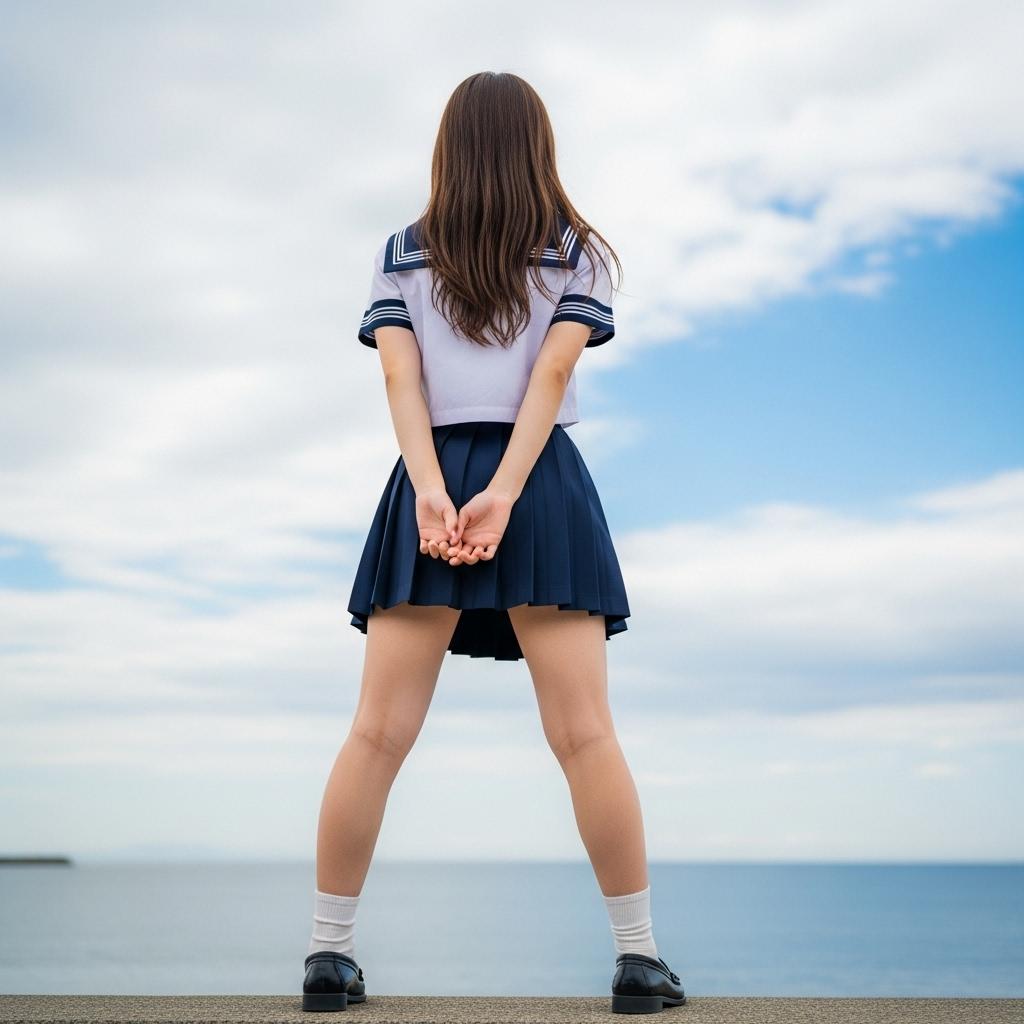 梅雨明けの空を見上げて | の人気AIイラスト・グラビア