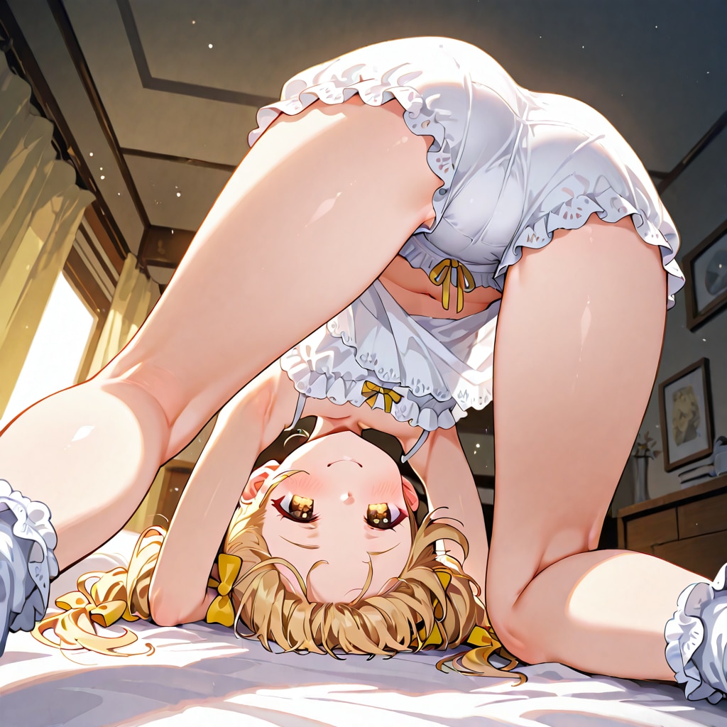 おはよう♪ 朝のストレッチは全力で！
