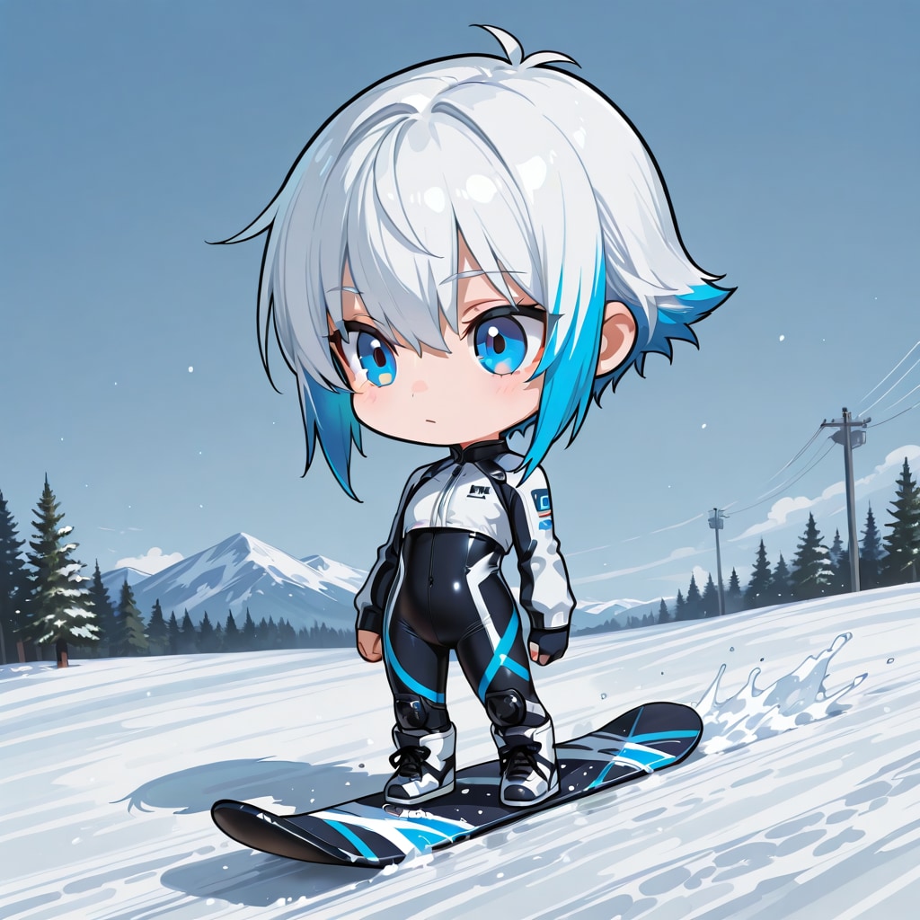 SDそらちゃん　スノーボード編 | の人気AIイラスト・グラビア