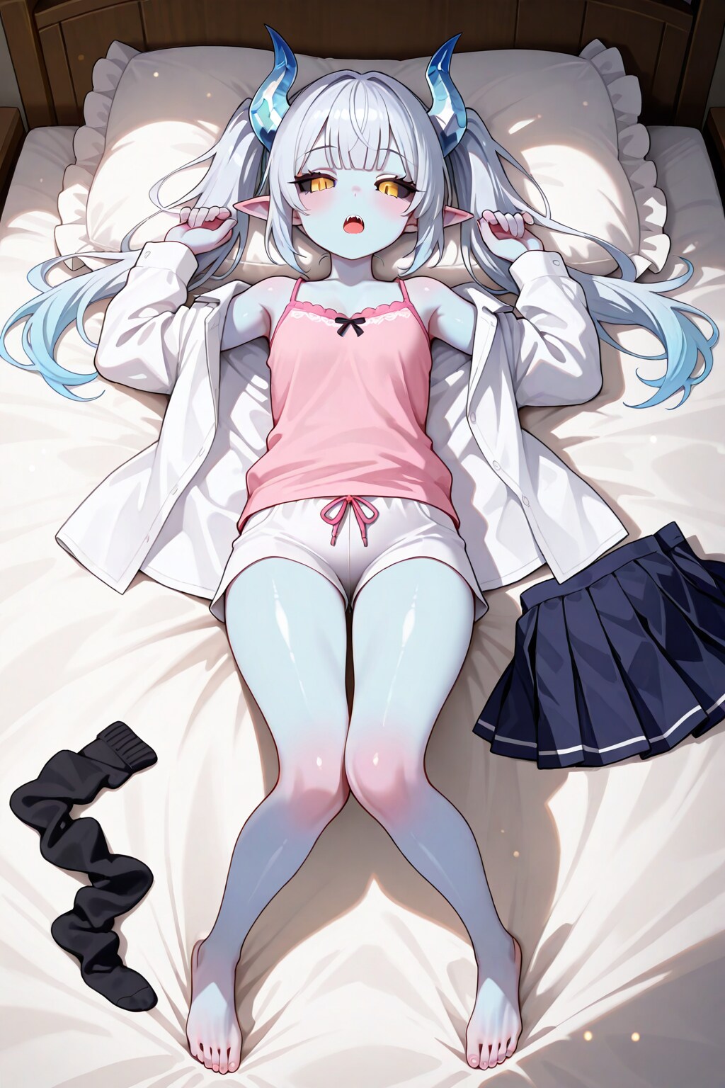 学校に行く気が起きない魔族娘