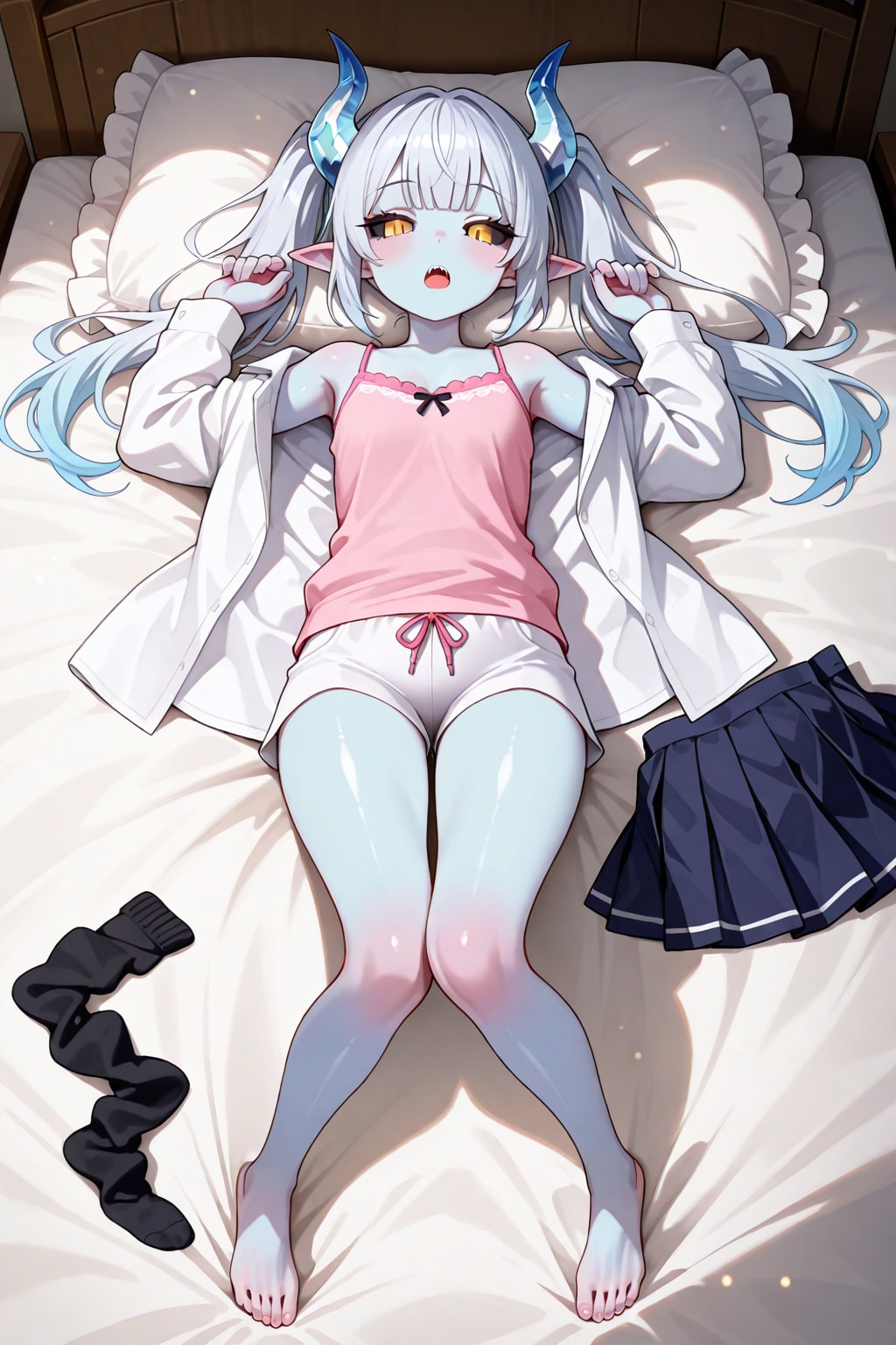 学校に行く気が起きない魔族娘