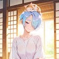 👑夏姉さんとぬこ 5枚目