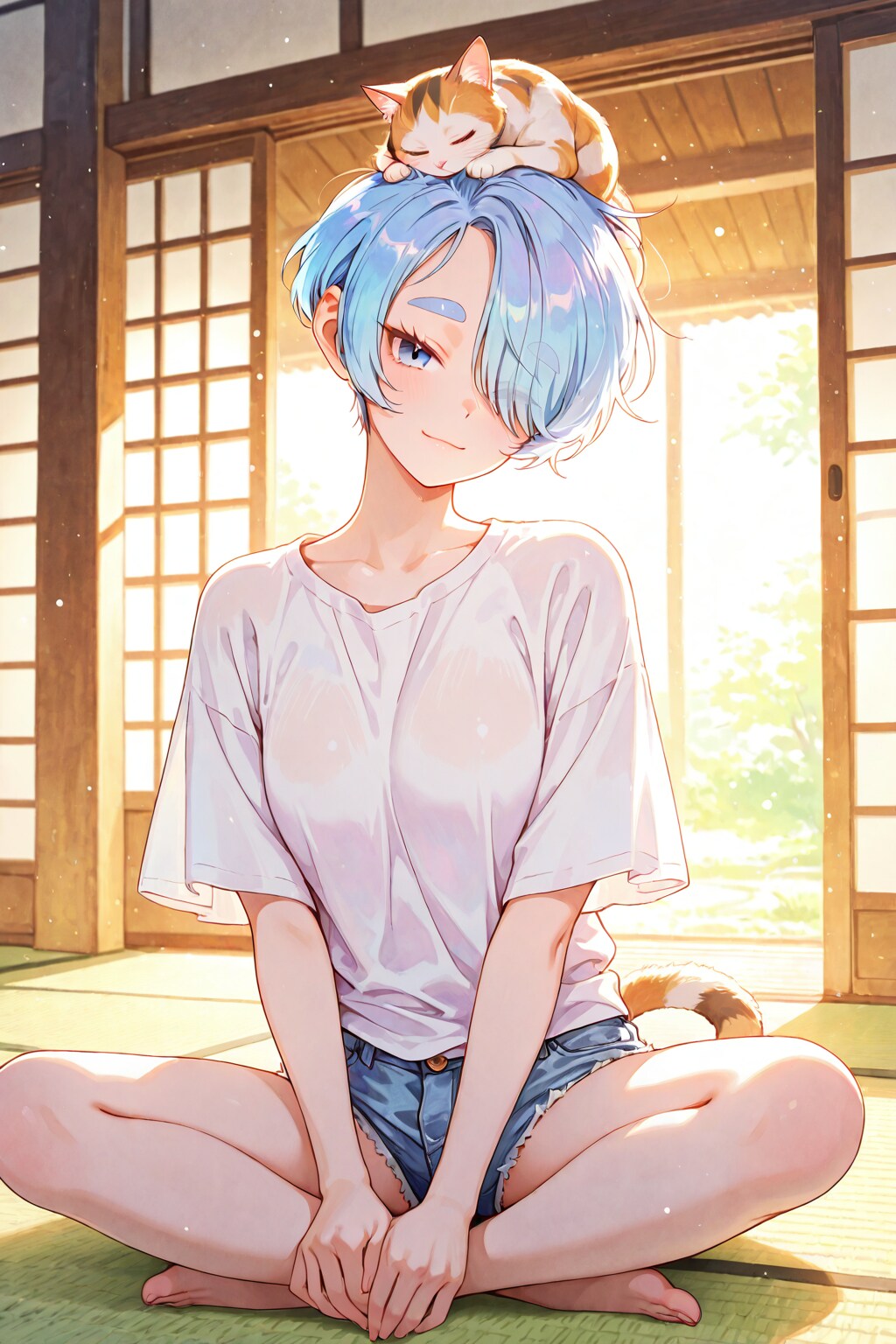 👑夏姉さんとぬこ