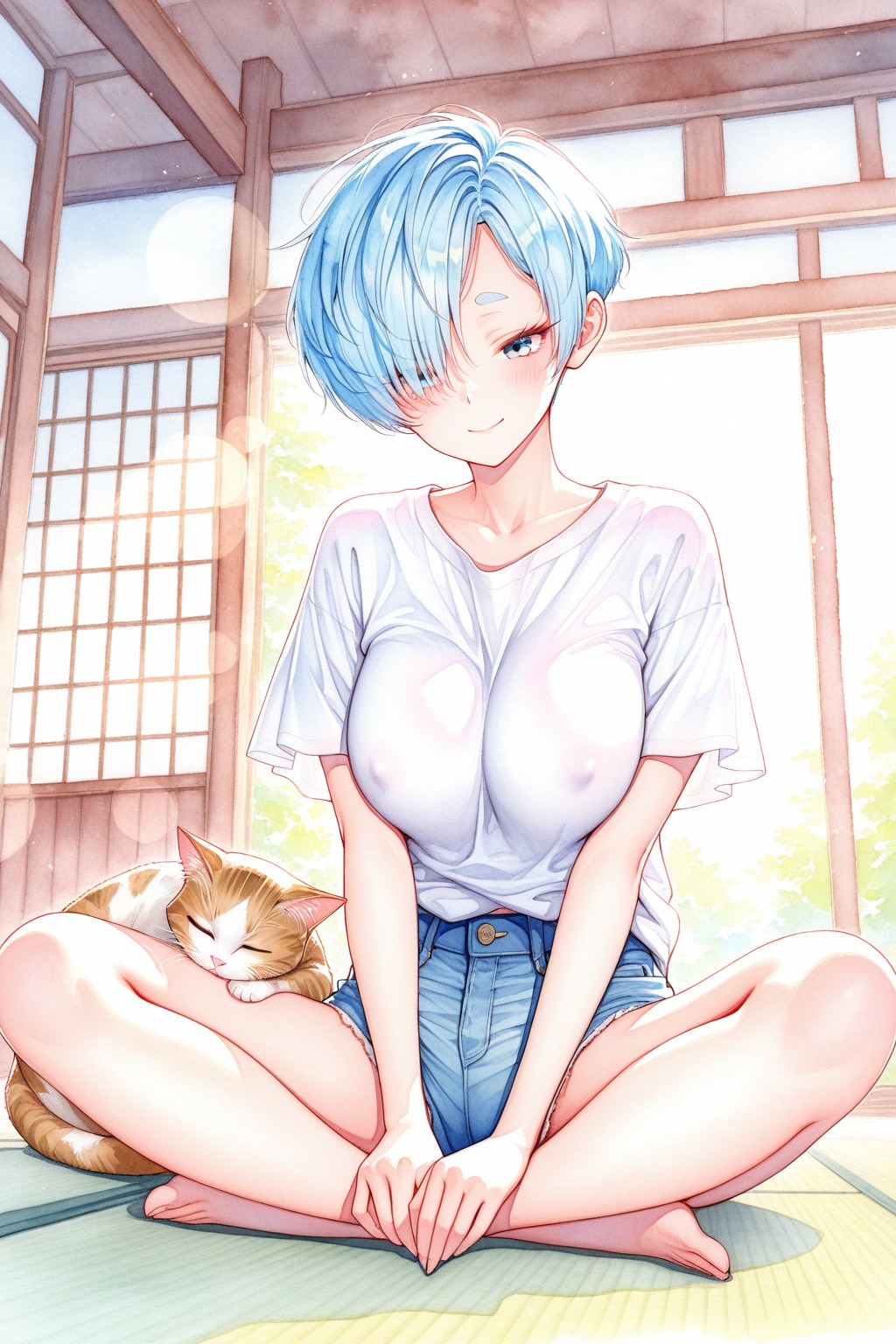 👑夏姉さんとぬこ