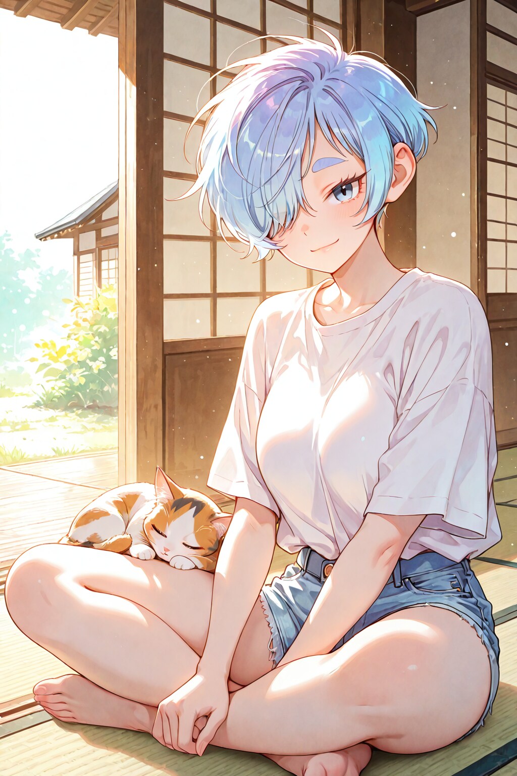 👑夏姉さんとぬこ