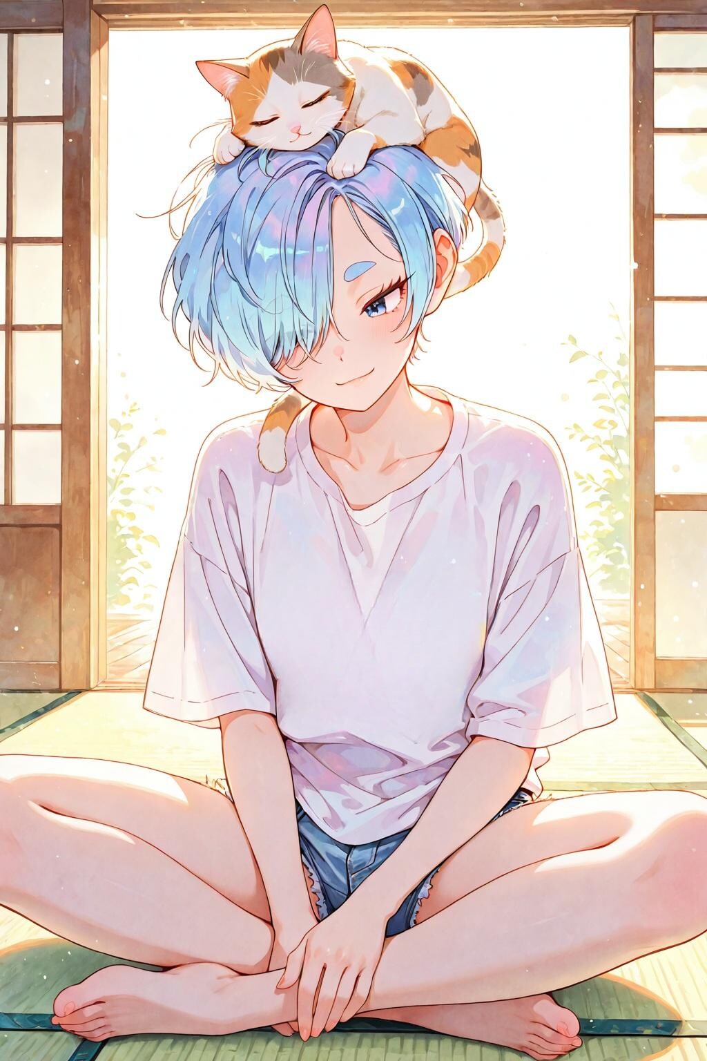 👑夏姉さんとぬこ