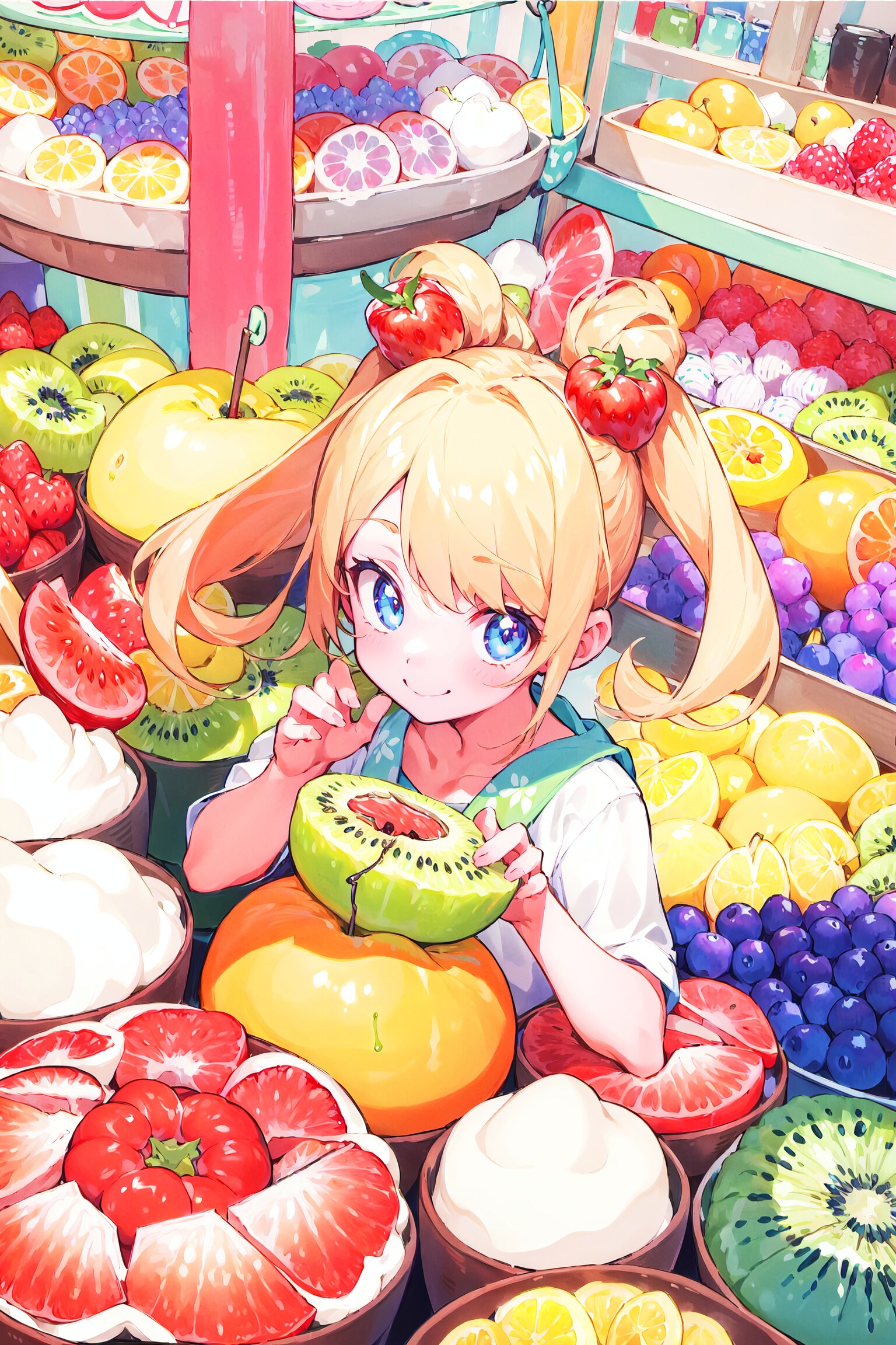 【AIけっと出展】果物屋さん