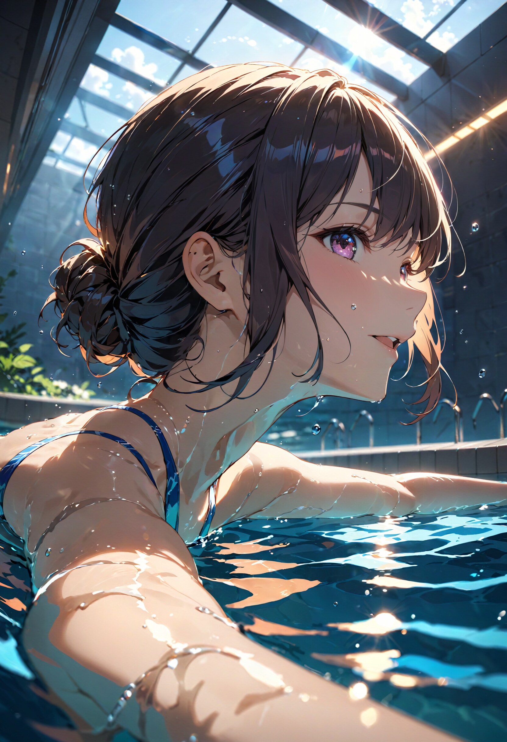 今日は水泳の日　その２ | の人気AIイラスト・グラビア