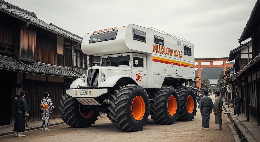 くろがね四起キャンピングカーモンスター