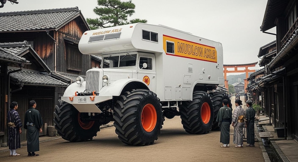 くろがね四起キャンピングカーモンスター