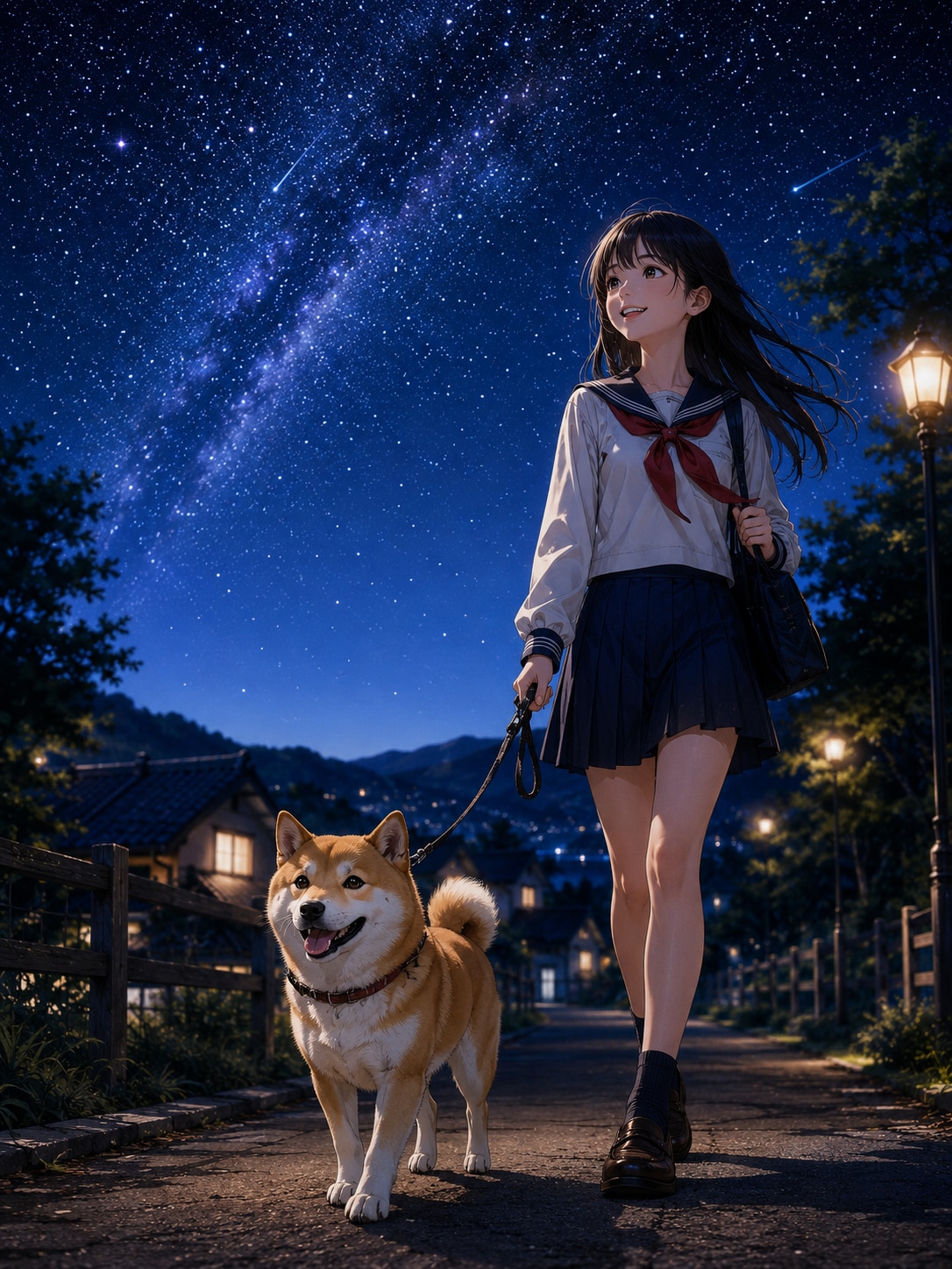 ７月の星降る帰り道