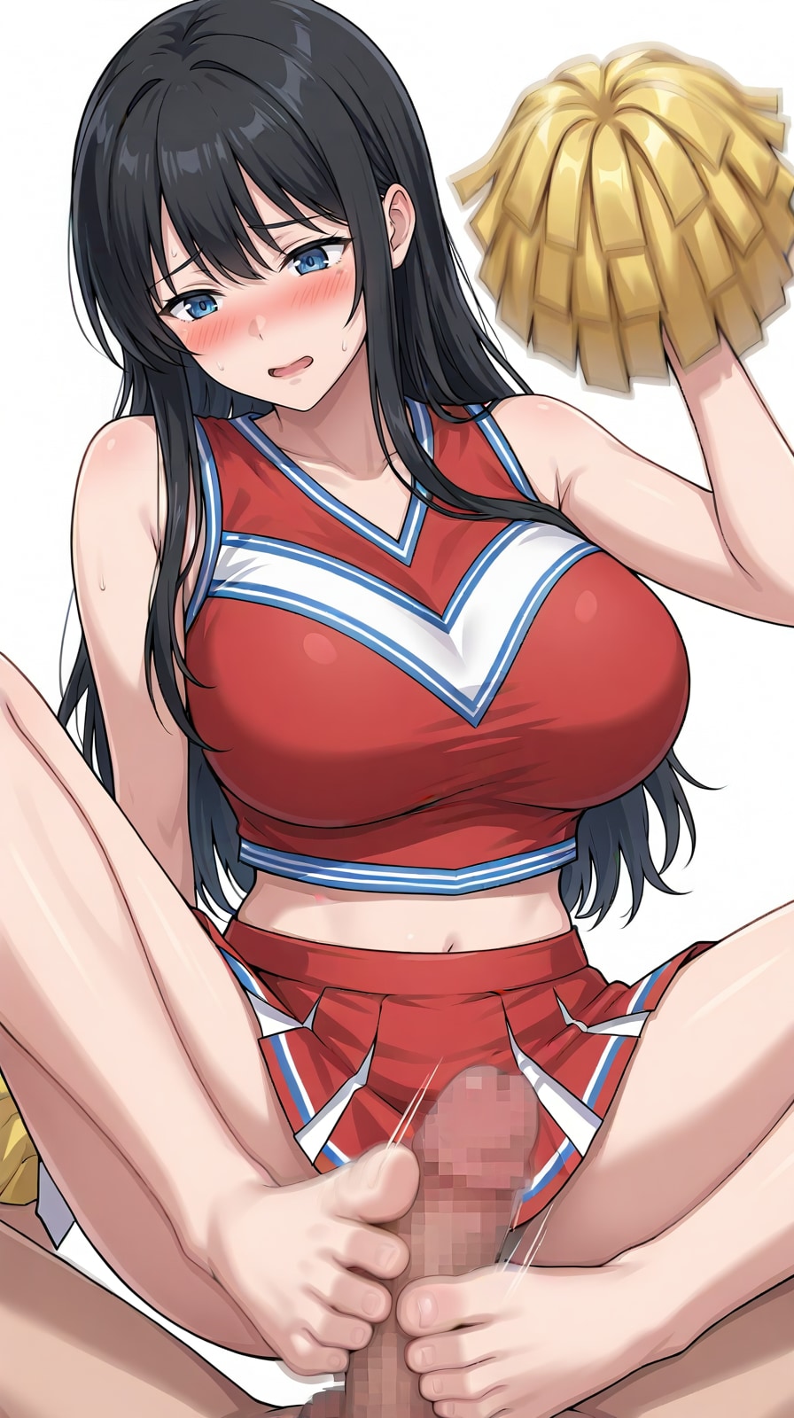 山口明香里(チアガール)_足コキ