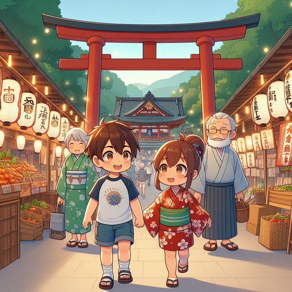 お祭りに行ったよ！ | の人気AIイラスト・グラビア