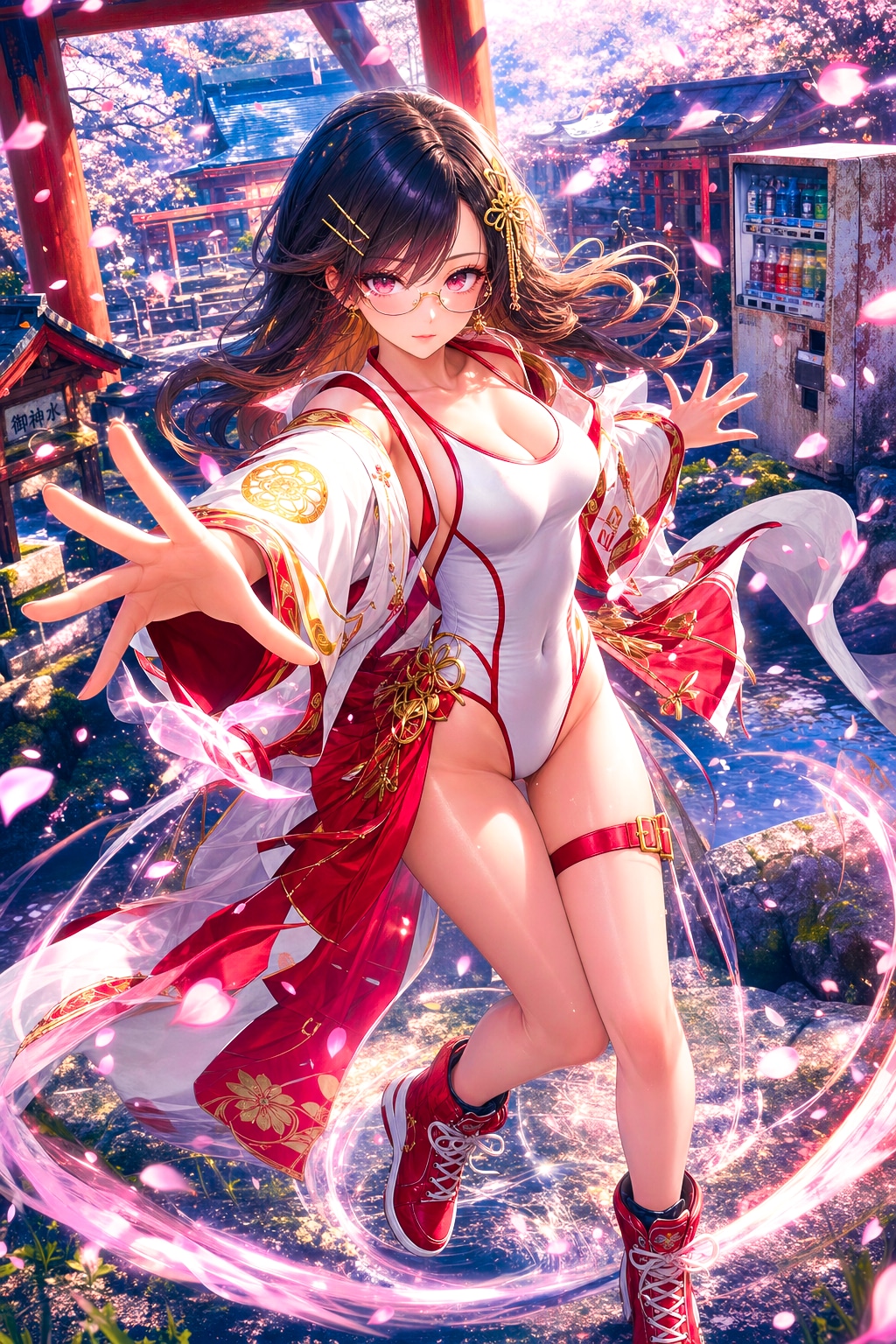 巫女×競泳 変身ギャルヒロイン