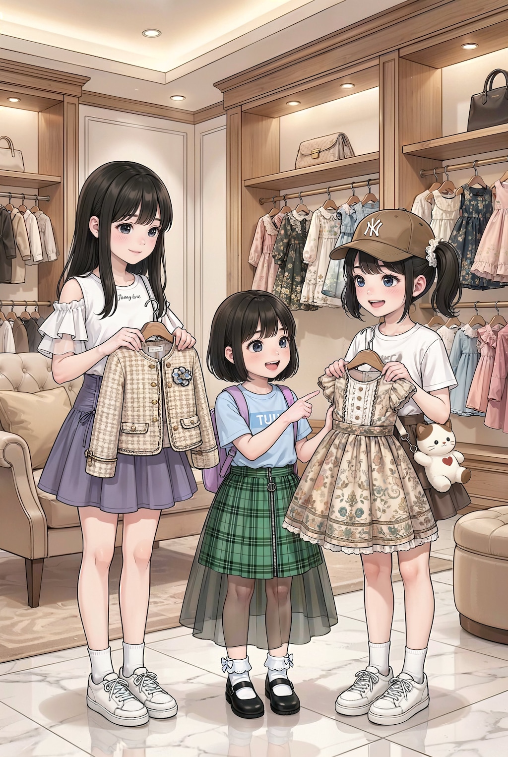 着せ替えに夢中