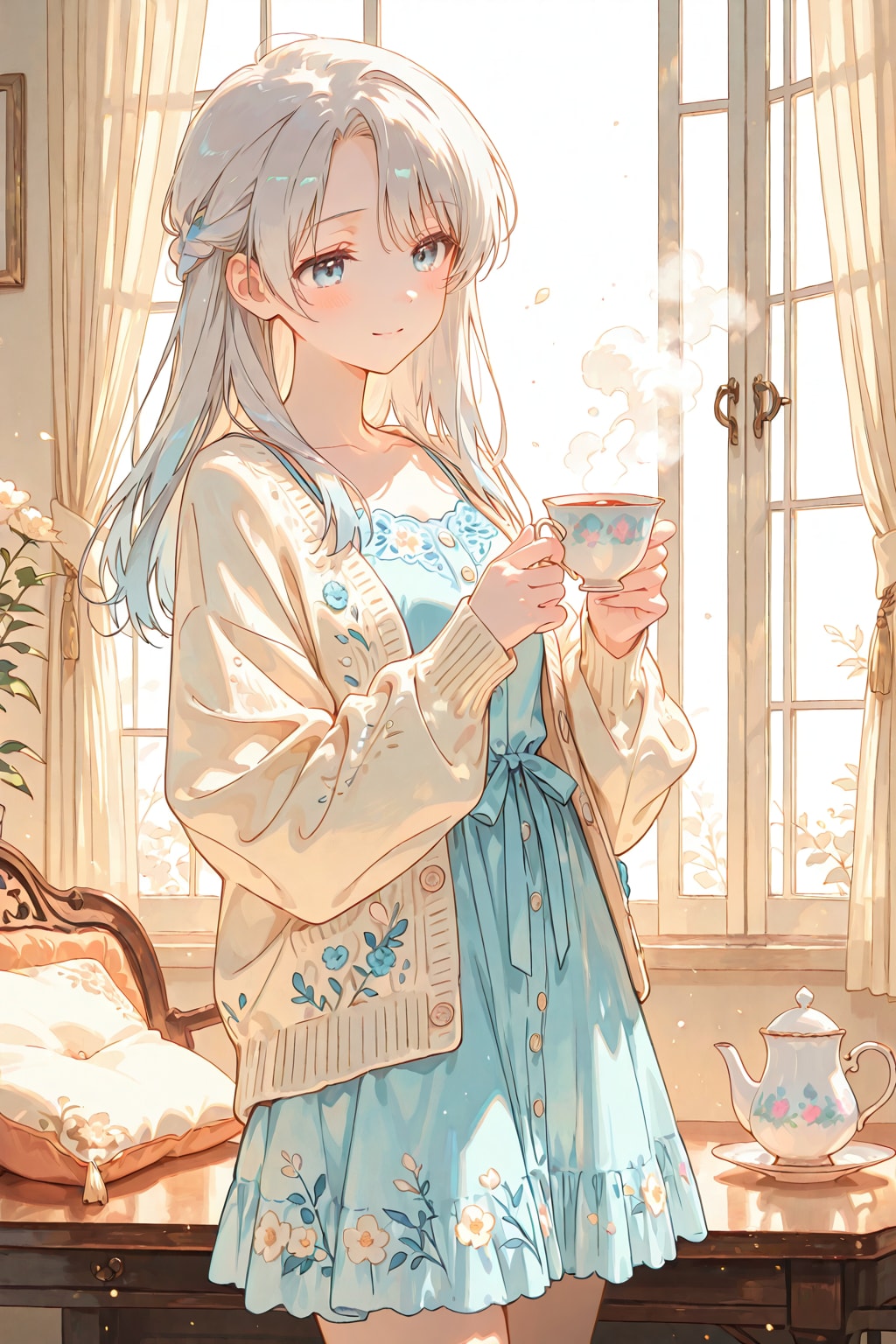 やさしい色にほどける午後