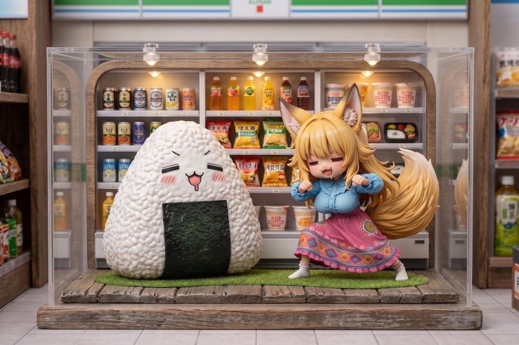 ケモミミゆるふわおねえさんvsくそでか飲食物