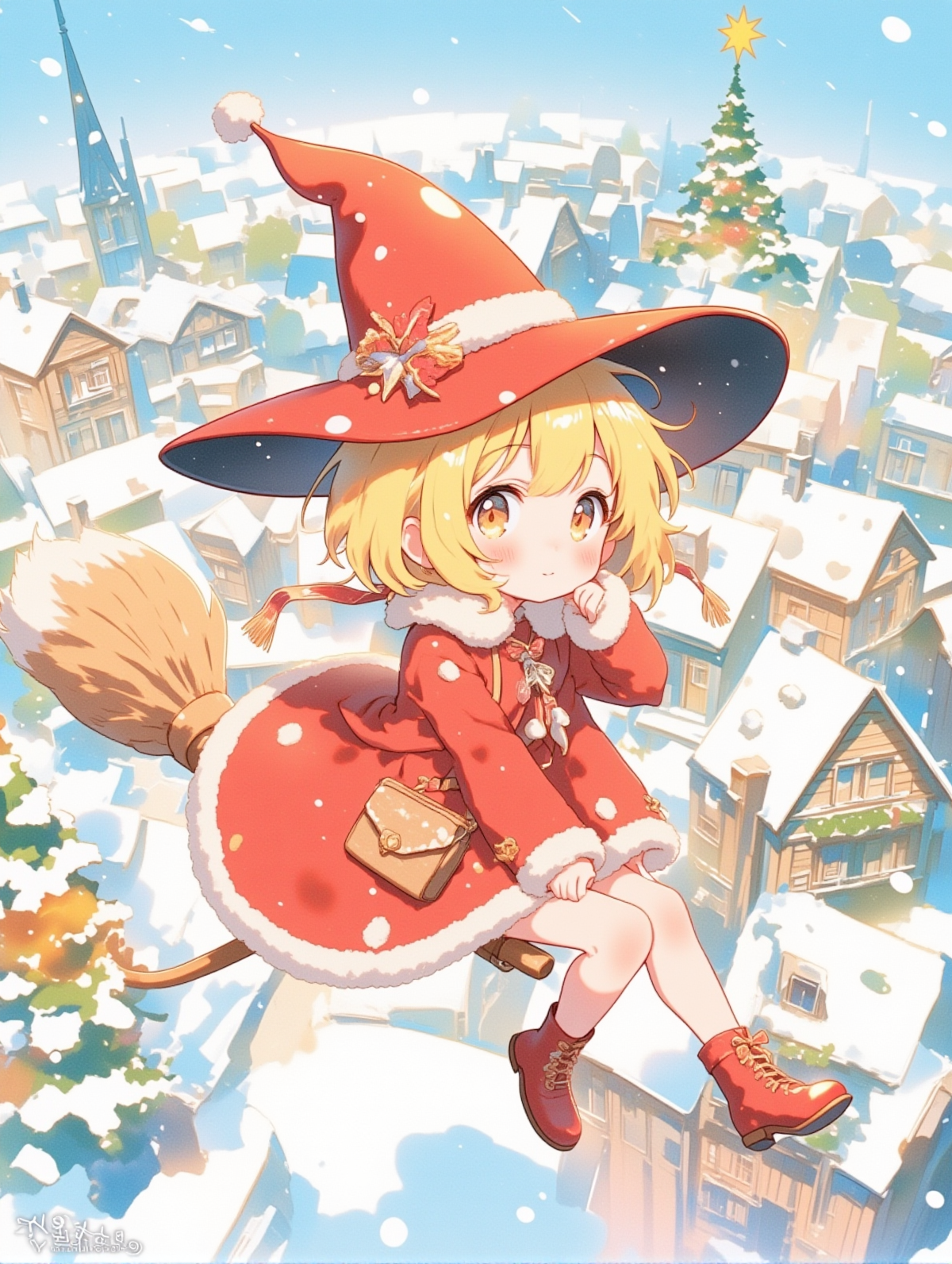 witch the Cristmas_4 | の人気AIイラスト・グラビア