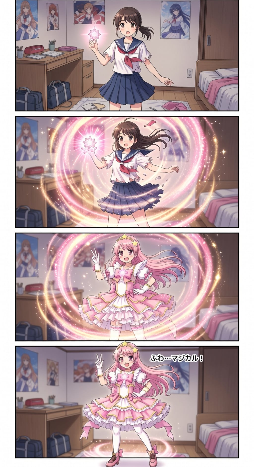 魔法少女に変身