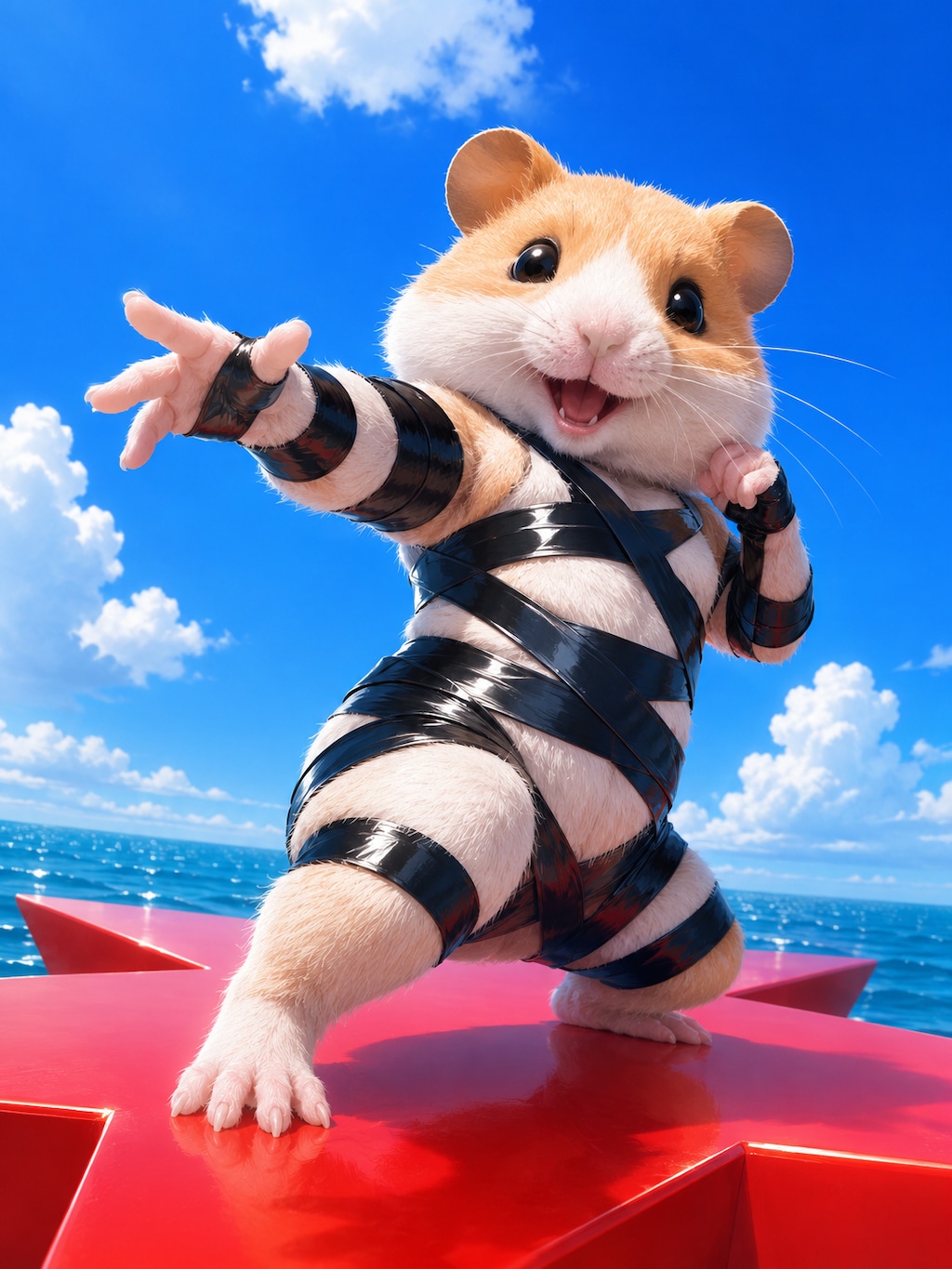 Yo!Say夏が胸を刺激するナマ足魅惑のハムスター