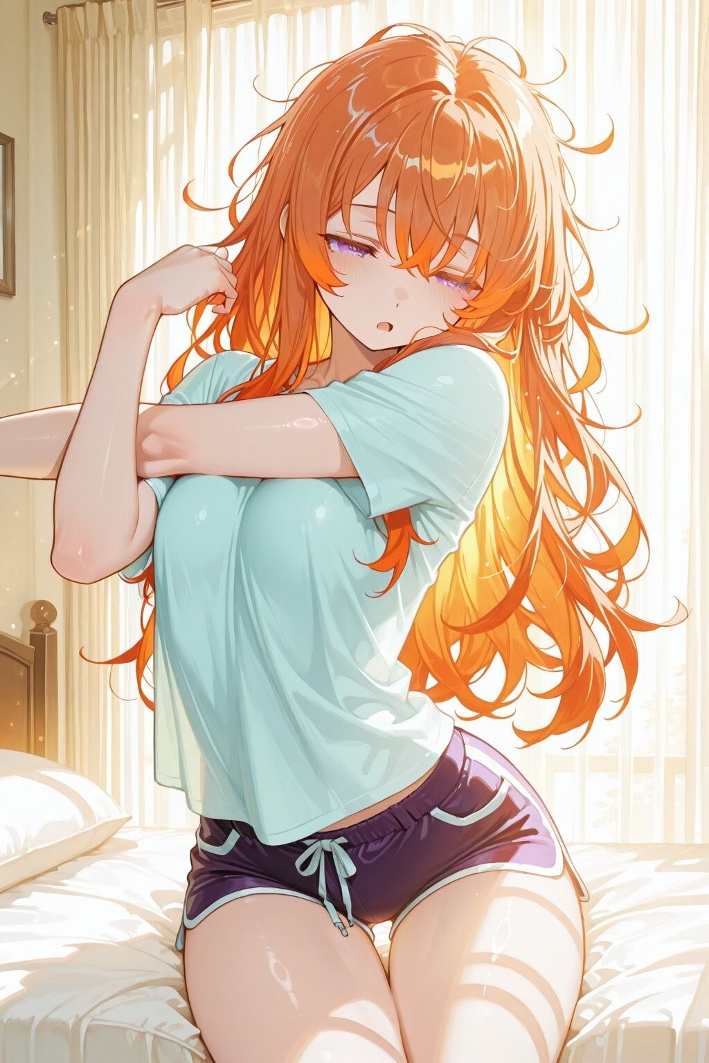朝→夜