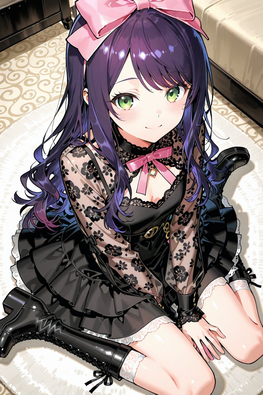 Purple Bow