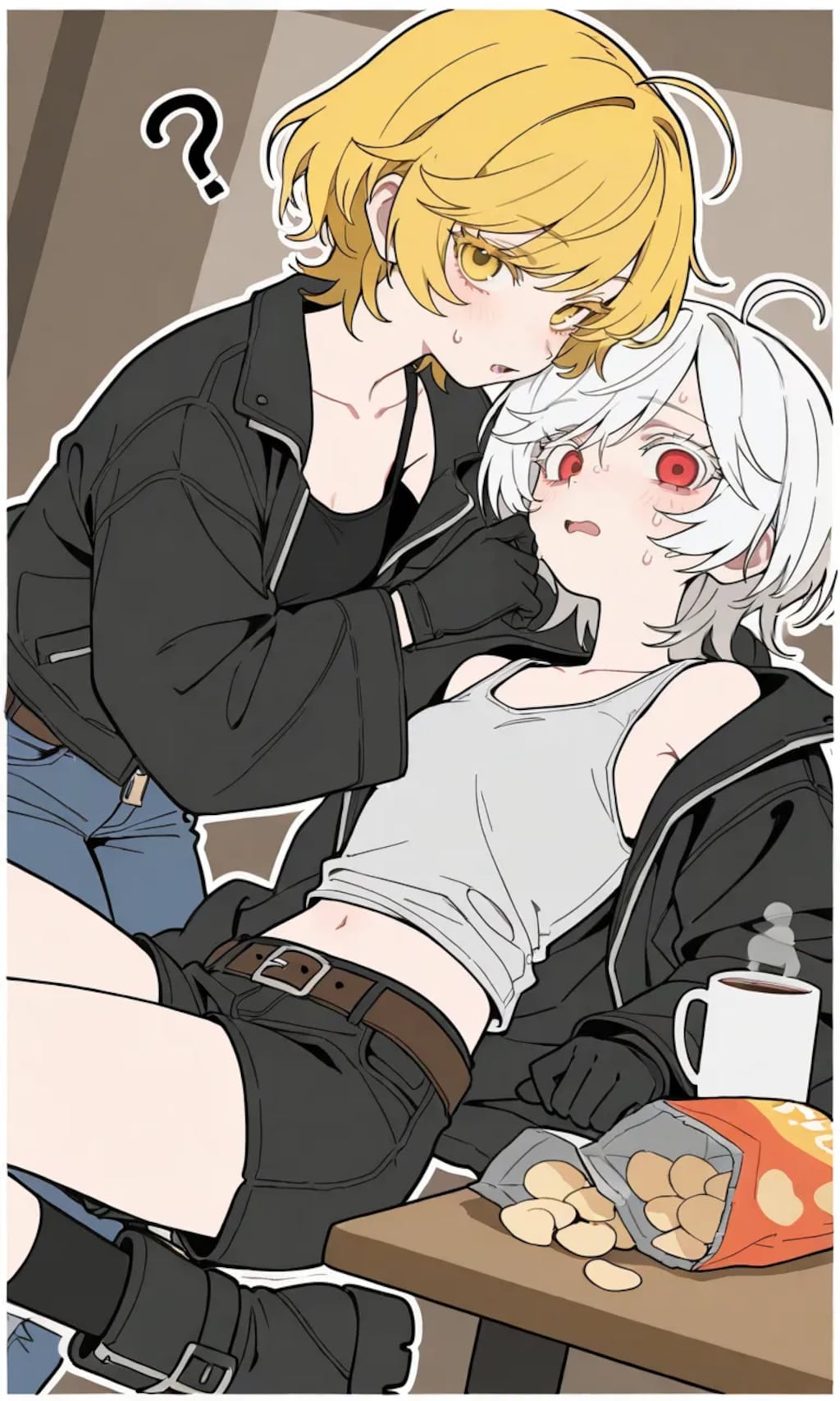 よその子とうちの子と2人を見つめる僕