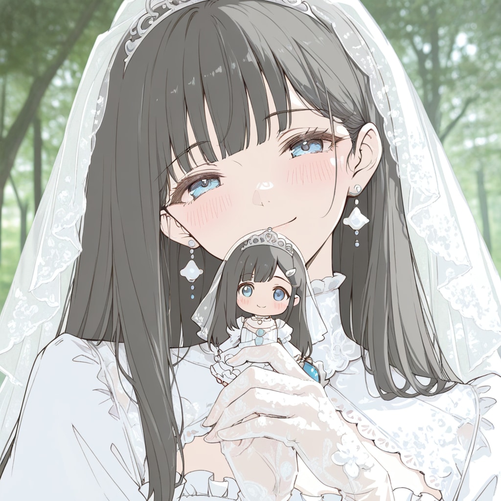 純白姫さんとちび姫ちゃん