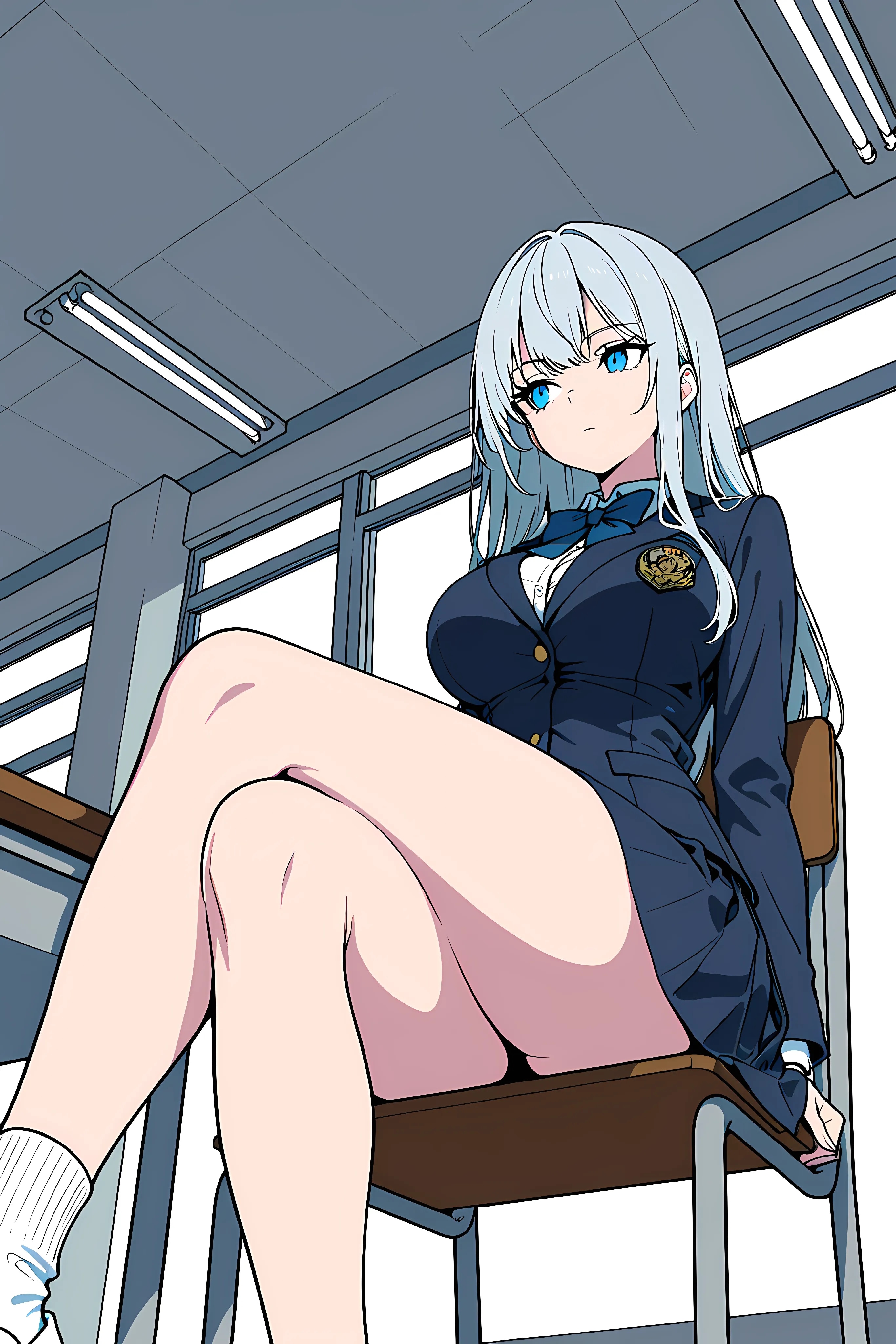 おっと消しゴムを落とし…
