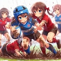 🏉泥まみれの女子ラグビー 140 9枚目