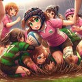 🏉泥まみれの女子ラグビー 140 4枚目