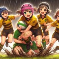 🏉泥まみれの女子ラグビー 140 6枚目
