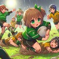 🏉泥まみれの女子ラグビー 140 5枚目