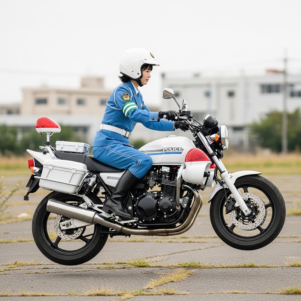 白バイ | の人気AIイラスト・グラビア