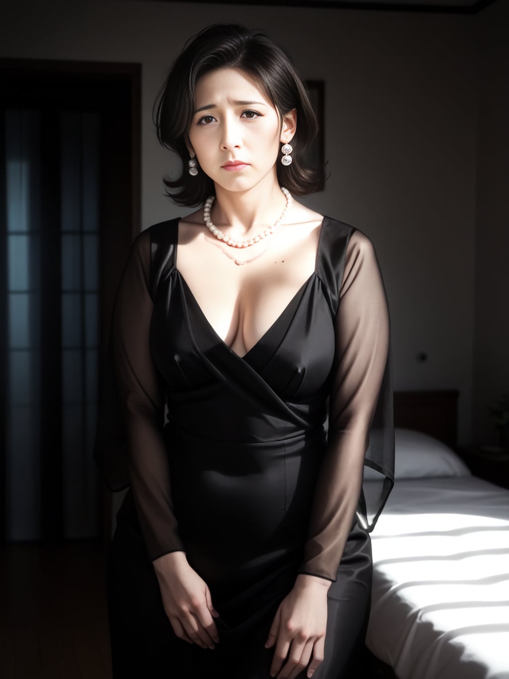 喪服の未亡人3