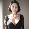 喪服の未亡人3 2枚目